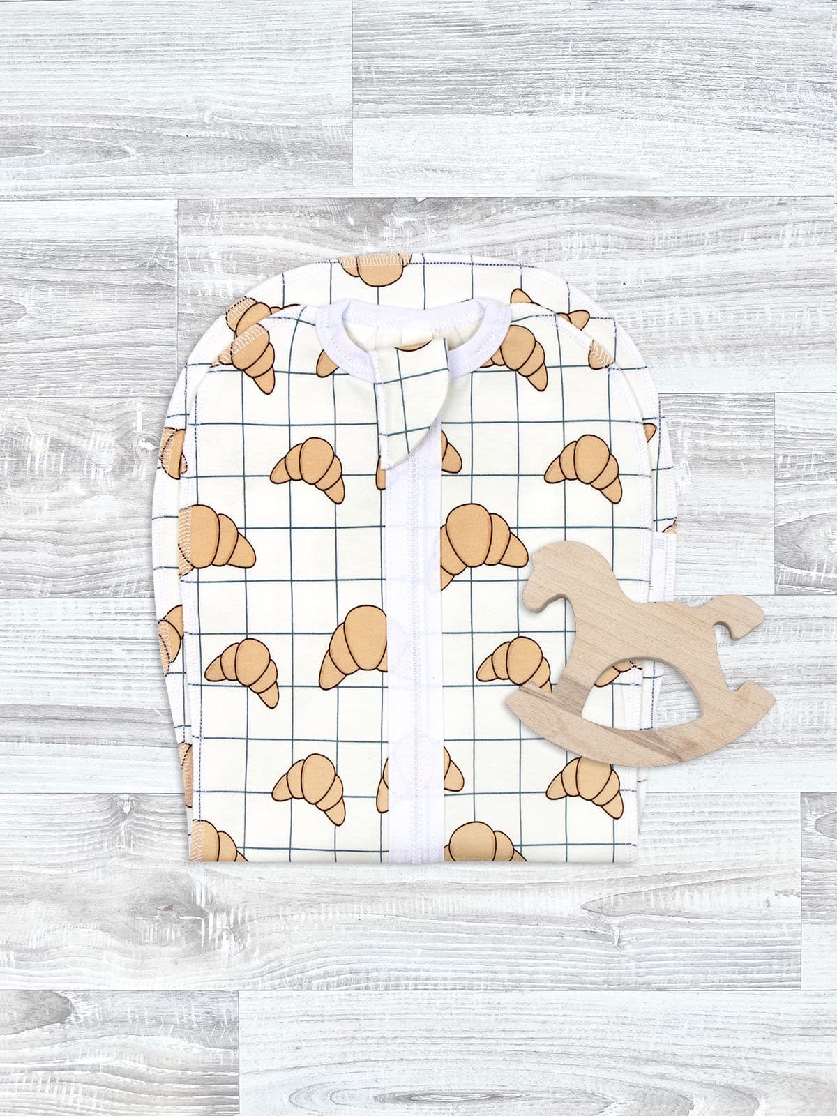 Пелёнка-кокон Mjolk Круассаны