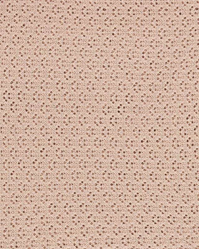 Плед-пелёнка ажурная Loomknits Пудровый