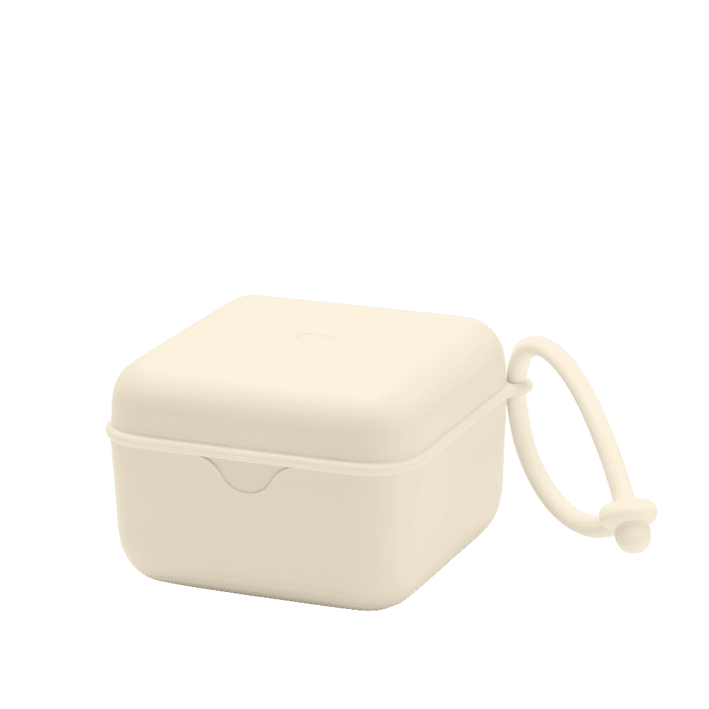 Контейнер для пустышки BIBS Pacifier Box Ivory