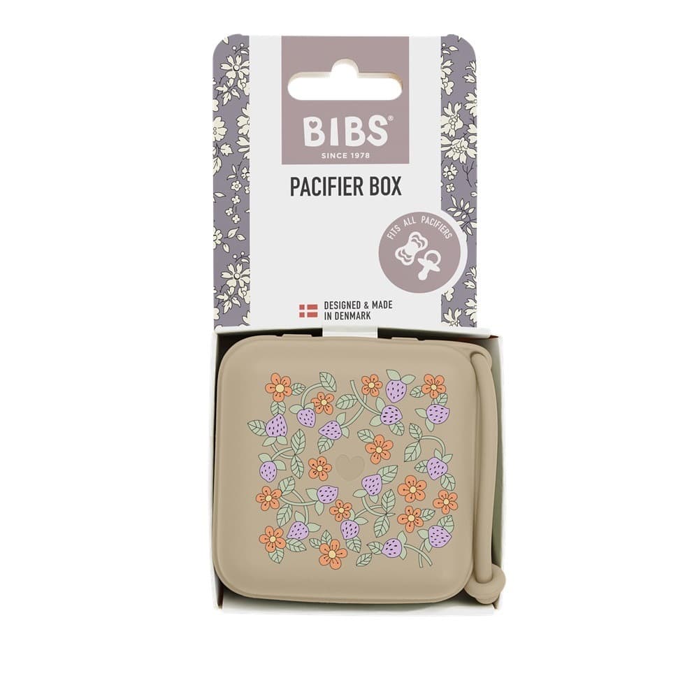 Контейнер для пустышки BIBS Liberty - Strawberries - Vanilla 4