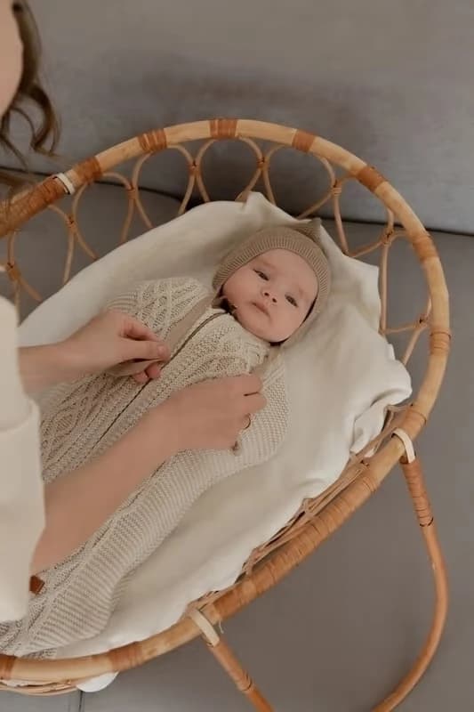 Чепчик детский Loomknits Капучино
