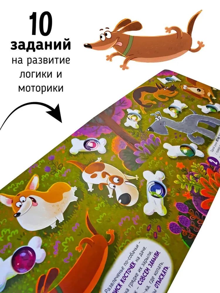 Книга "Животные. Веселые пупырышки."