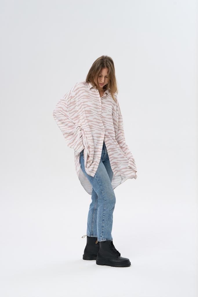Рубашка oversize, Зебра 4