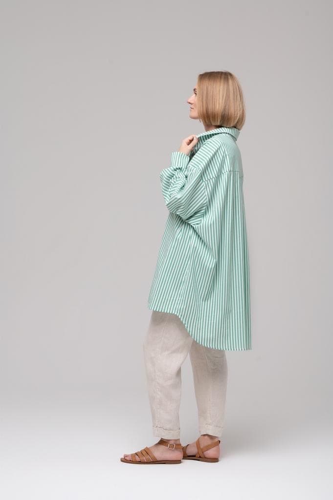 Рубашка oversize, Полоска 4