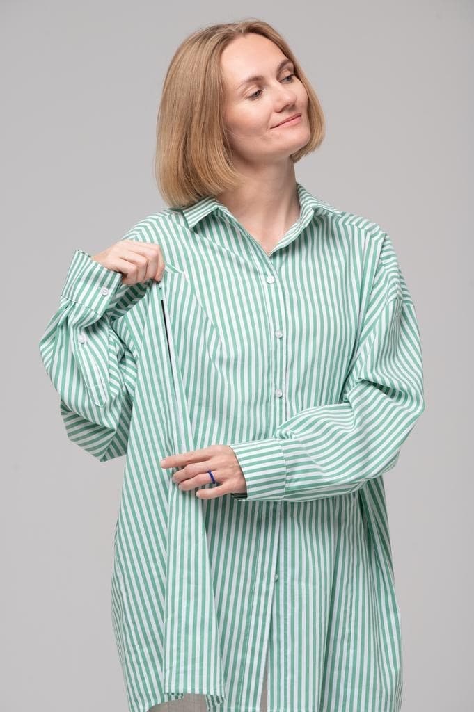 Рубашка oversize, Полоска 5