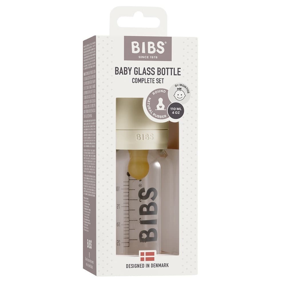 Бутылочка в наборе BIBS Complete Set - Ivory, 110 мл 4