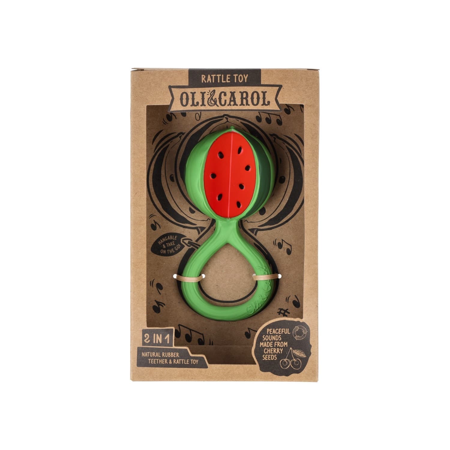 Watermelon Rattle Toy, погремушка 5