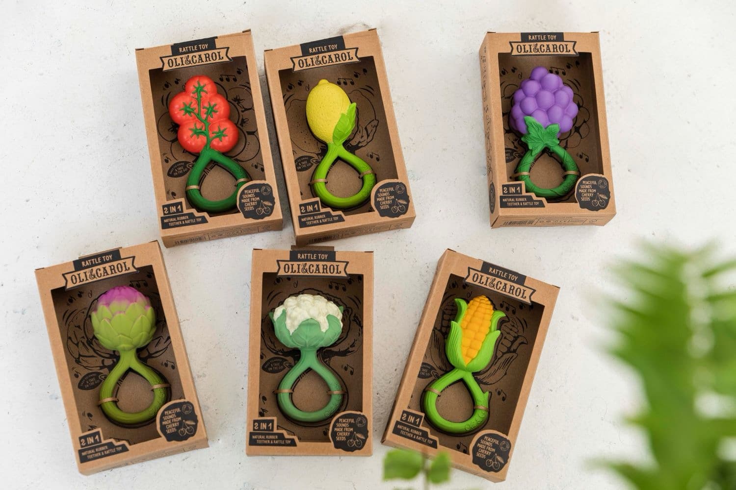 CAULIFLOWER RATTLE TOY, погремушка 4