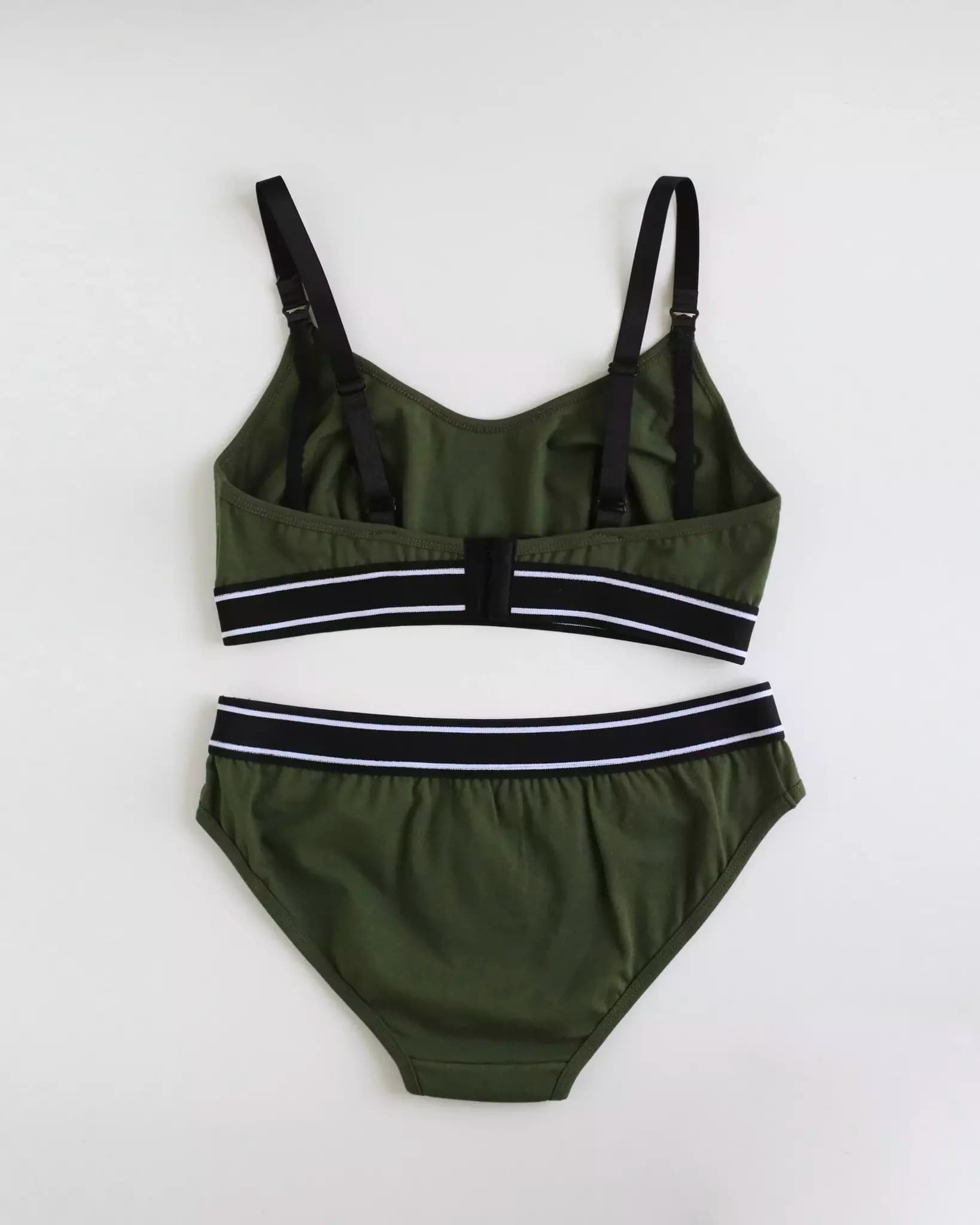 Khaki Basic Топ Лиф 4
