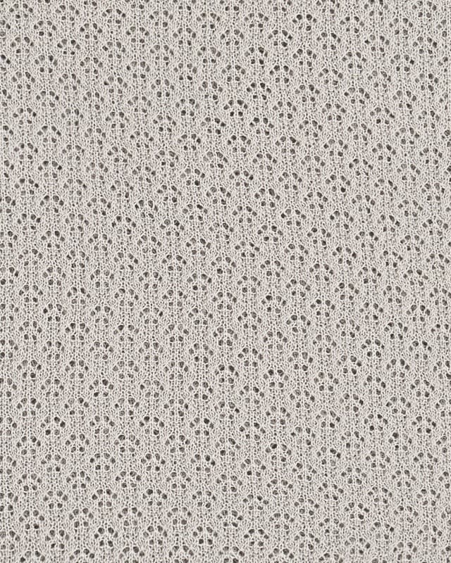 Плед-пелёнка ажурная Loomknits Светло-серый 5