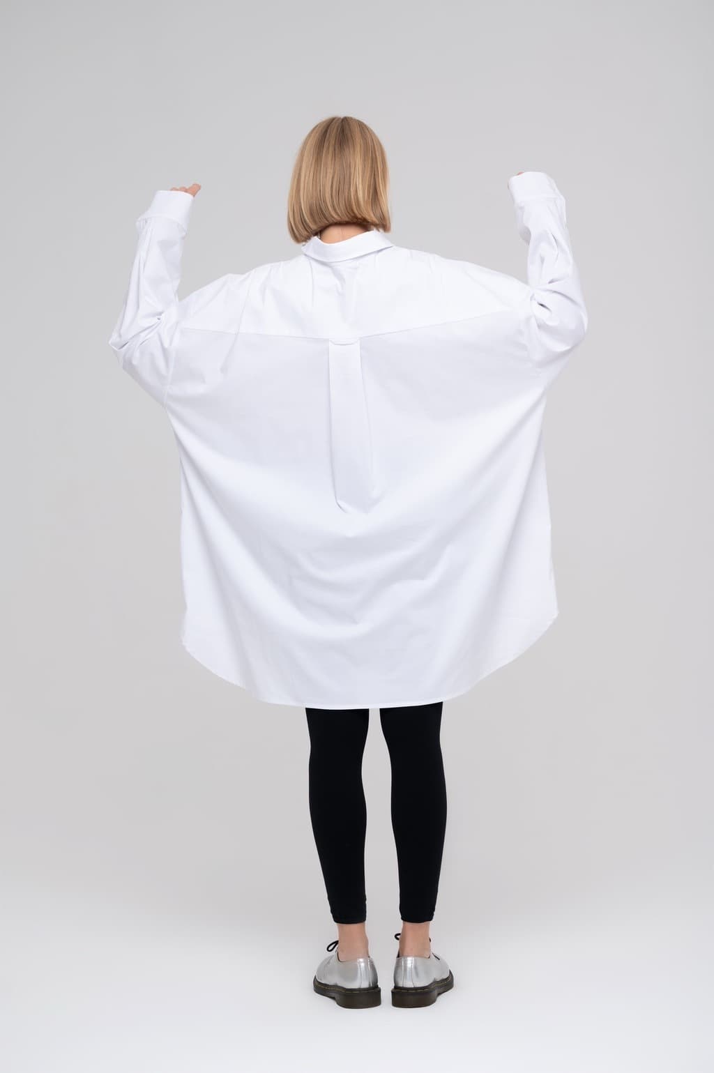 Рубашка oversize, Белый 4