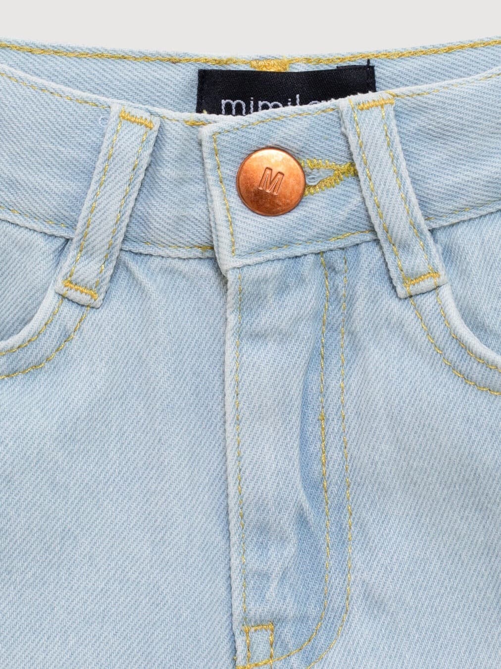 Джинсы Wide Leg, Голубой 7