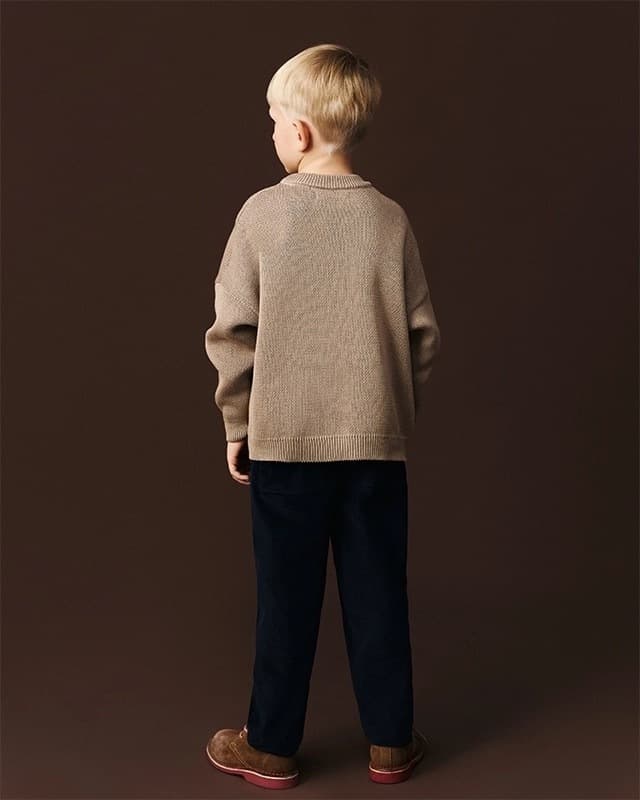 Свитер детский Loomknits Кофейный 4